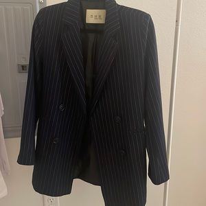 Korean Style Blazer in Navy